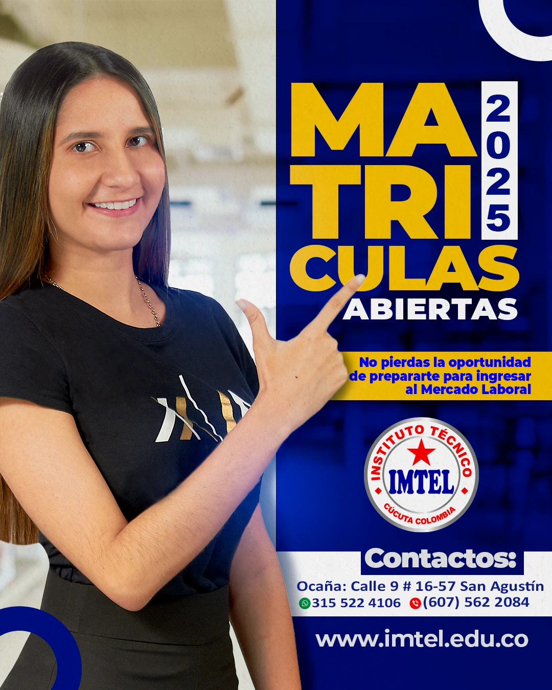 matriculas abiertas instituto tecnico imtel